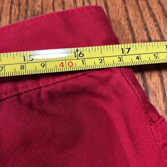 Lauren Jeans Company Ralph Lauren Red Cropped Jeans Size 14 - Picture 9 of 12